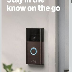 Ring Video Doorbell in Oil-Rubbed Bronze and Black